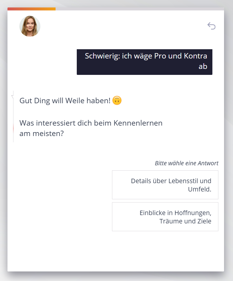 60plusTreff Persönlichkeitstest