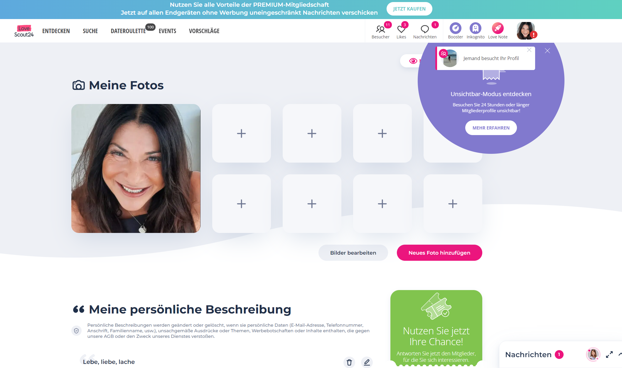 Lovescout24 Profil Foto